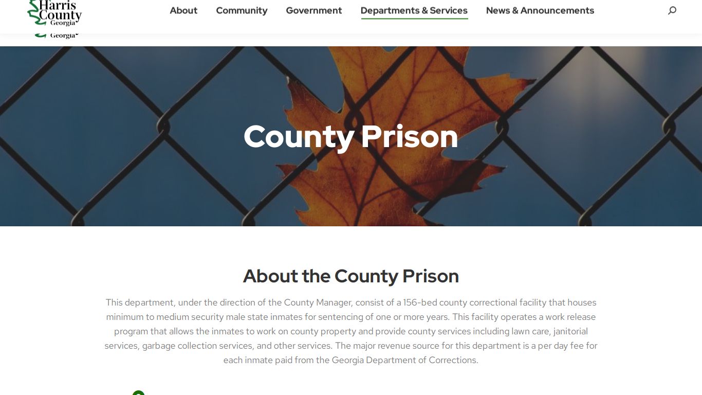 County Prison - Harris County, Georgia