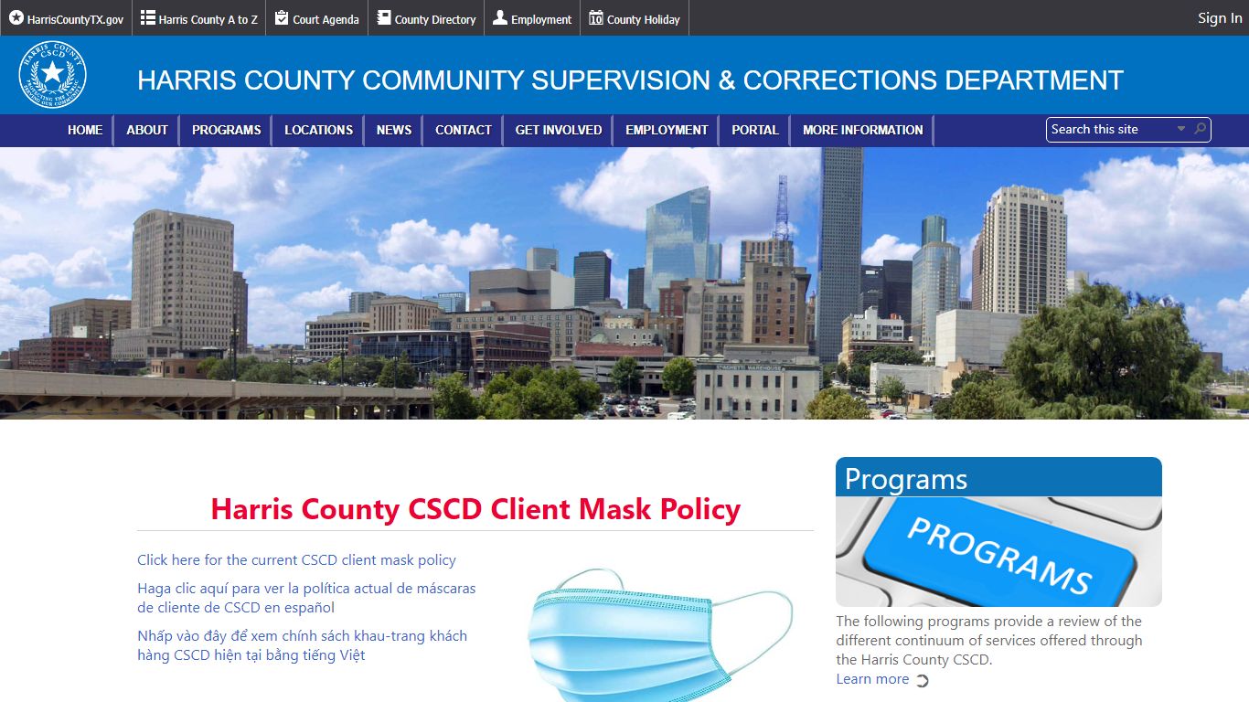 Harris County Community Supervision & Corrections Department